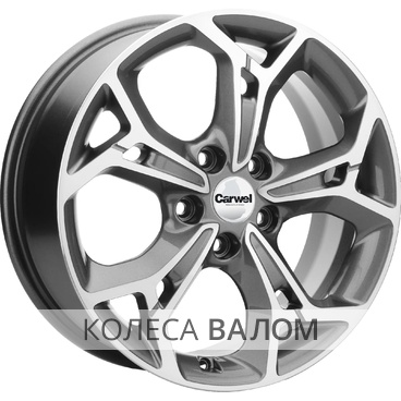 Khomen Wheels KHW1702 (ZV17_Sportage) 7x17 5x114.3 ET48.5 67.1 Gray-FP